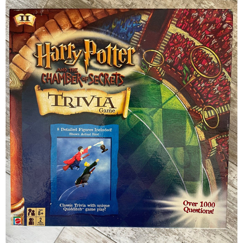 Vintage Harry Potter & The Chamber Of Secrets Trivia Board Game (Incomplete)
